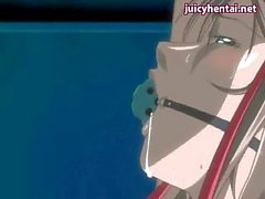 Anime girl drilled by shemale cock and dildo