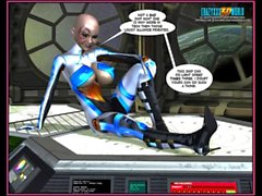3D Comic: Ass Effect 1-3