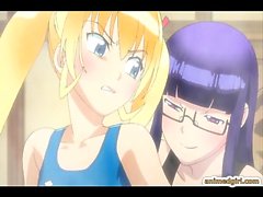 Swimsuit anime shemale with long and bigcock group fucked