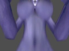 WoW - Reverse POV Blowjob and Balls sucking on Futa Draenei