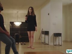 Stepdad licks and fucks the ass of his shemale stepdaughter