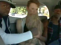 A blonde amateur trap friendly chat with 2 black guys