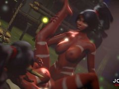 League of Legends Nidalee x Futa Doppleganger