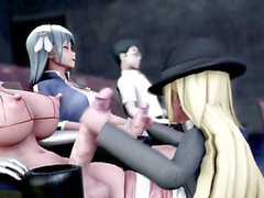 Mmd r 18 futa, 3d threesome