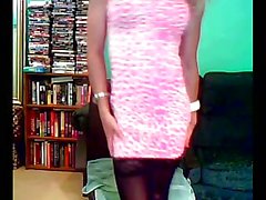 Nikki Nicole In Pink Dress
